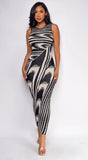 Sophia Abstract Maxi Dress