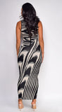 Sophia Abstract Maxi Dress