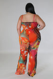 Meribella Tropical Jumpsuit Curve