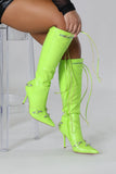 Bella Boots-Lime