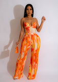 Island Sunset 2 Piece Pant Set