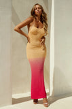 Serena Ombre Crochet Maxi Dress