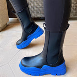 Cendi Booties - Black/Blue